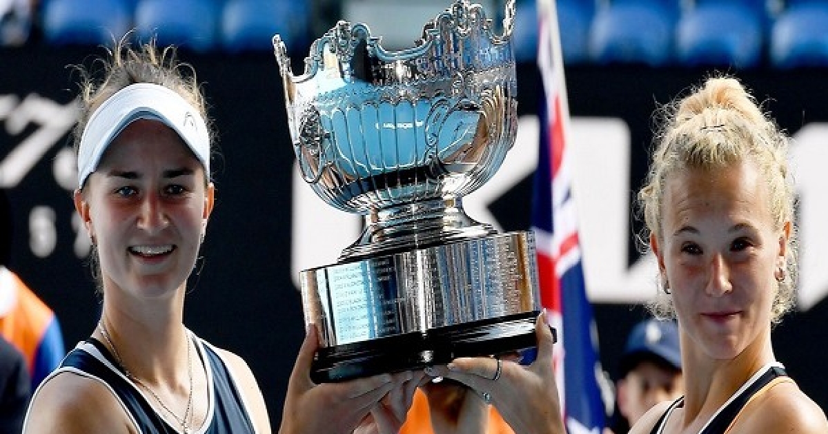 Australian Open: Krejcikova, Siniakova clinch women's doubles title
